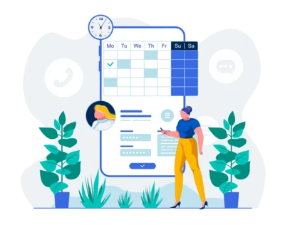 Timesheet feature illustration